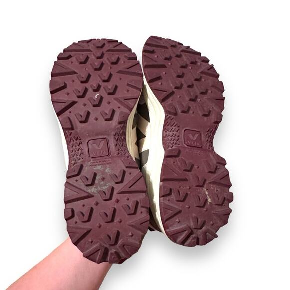 Veja‎ Venturi Suede Khaki Sable Oxford Grey Lace Up Dad Sneakers Sz 7 / 38 - Picture 8 of 10